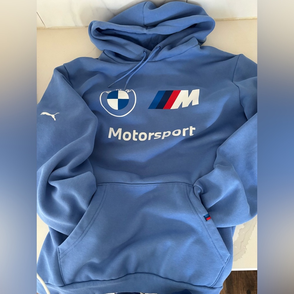 BMW Motorsport Light Blue hoodie
